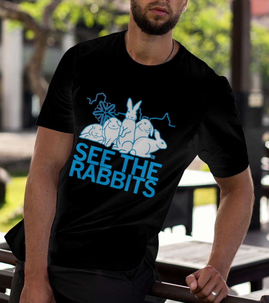 See The Rabbits Blue Bunny T-Shirt