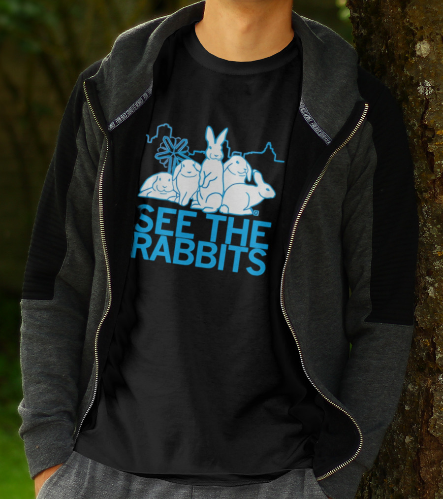 See The Rabbits Blue Bunny T-Shirt