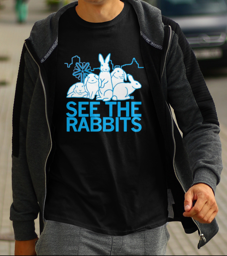 See The Rabbits Blue Bunny T-Shirt