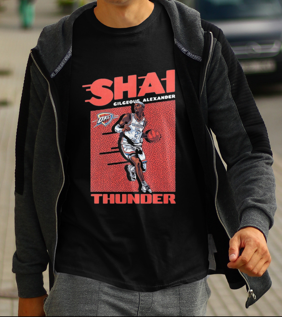 OKC Thunder Shai Gilgeous Alexander 2 Basketball MVP T-Shirt