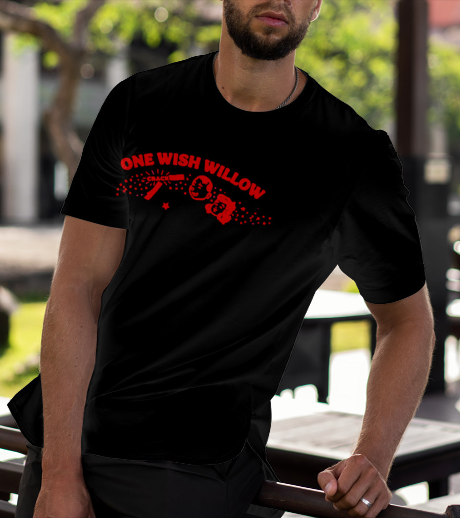 One Wish Willow Magic Wand Be Careful What You Wish For Movie T-Shirt