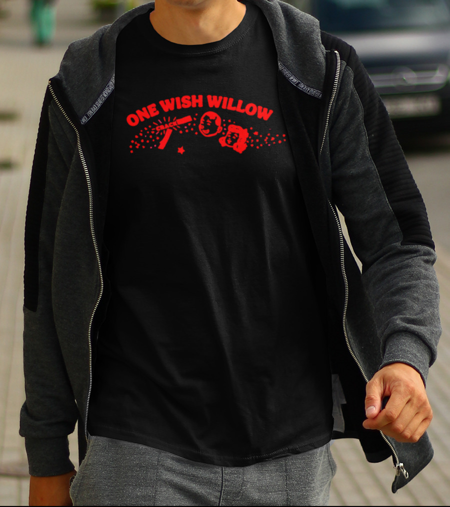 One Wish Willow Magic Wand Be Careful What You Wish For Movie T-Shirt