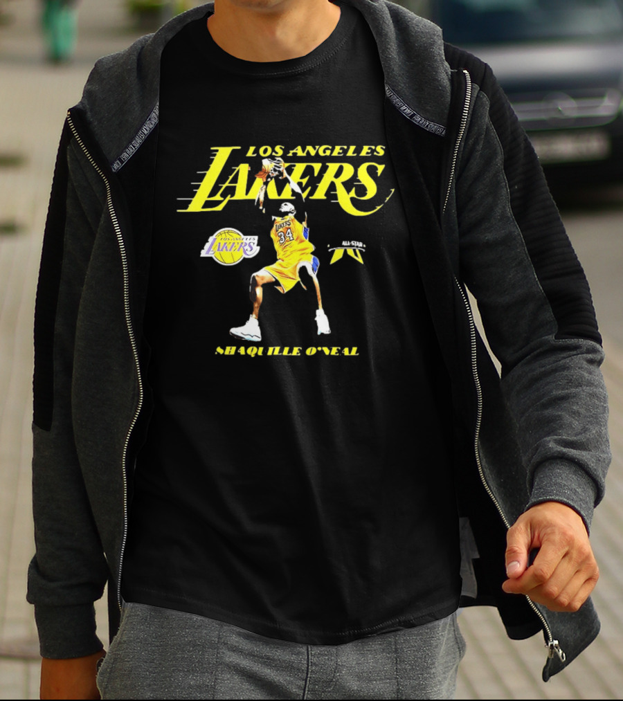 Los Angeles Lakers Shaquille O'Neal NBA 34 All Star T-Shirt