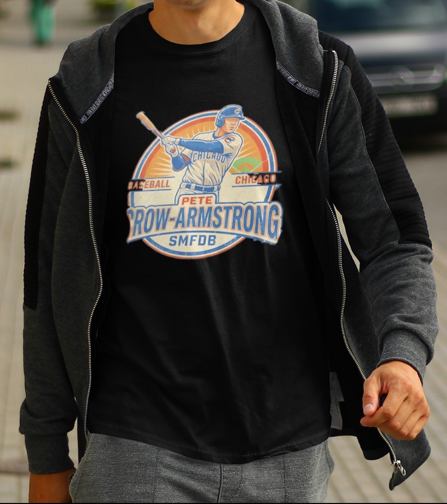 Pete Crow Armstrong Baseball Chicago Cubs SMFDB T-Shirt