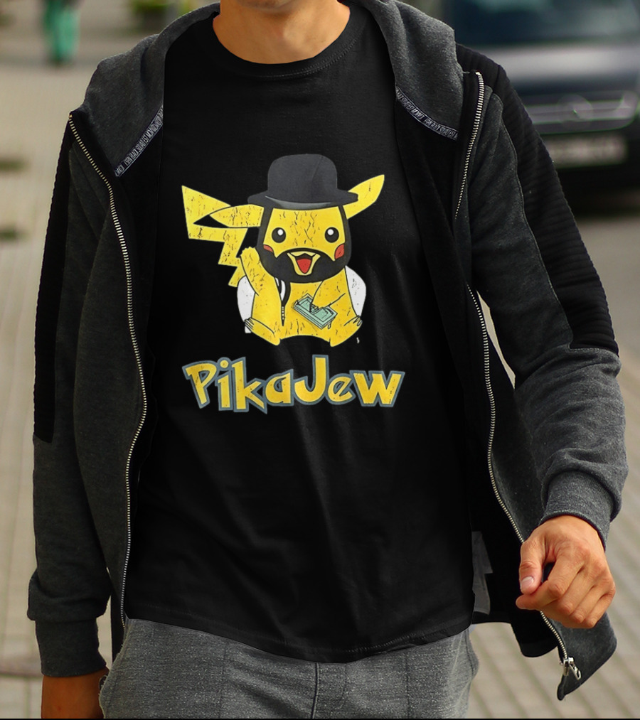 PikaJew And Niggachu Pokemon T-Shirt
