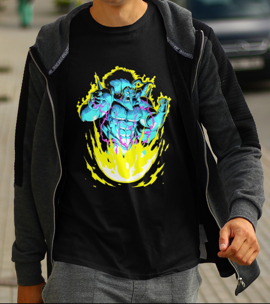 Starbarians Killgar Killgarian Rage Burst With Electric Energy T-Shirt