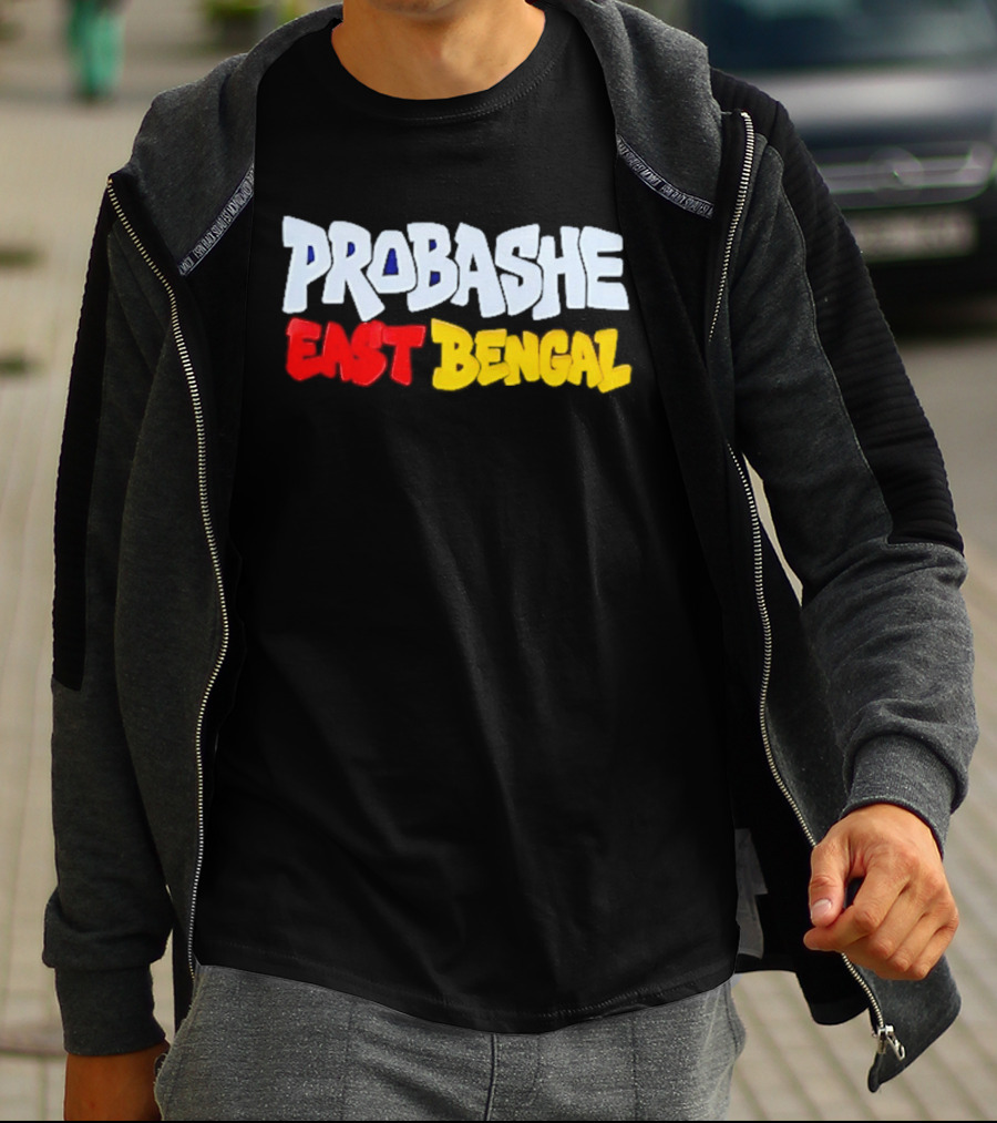 Probashe East Bengal Football Club Supporter T-Shirt