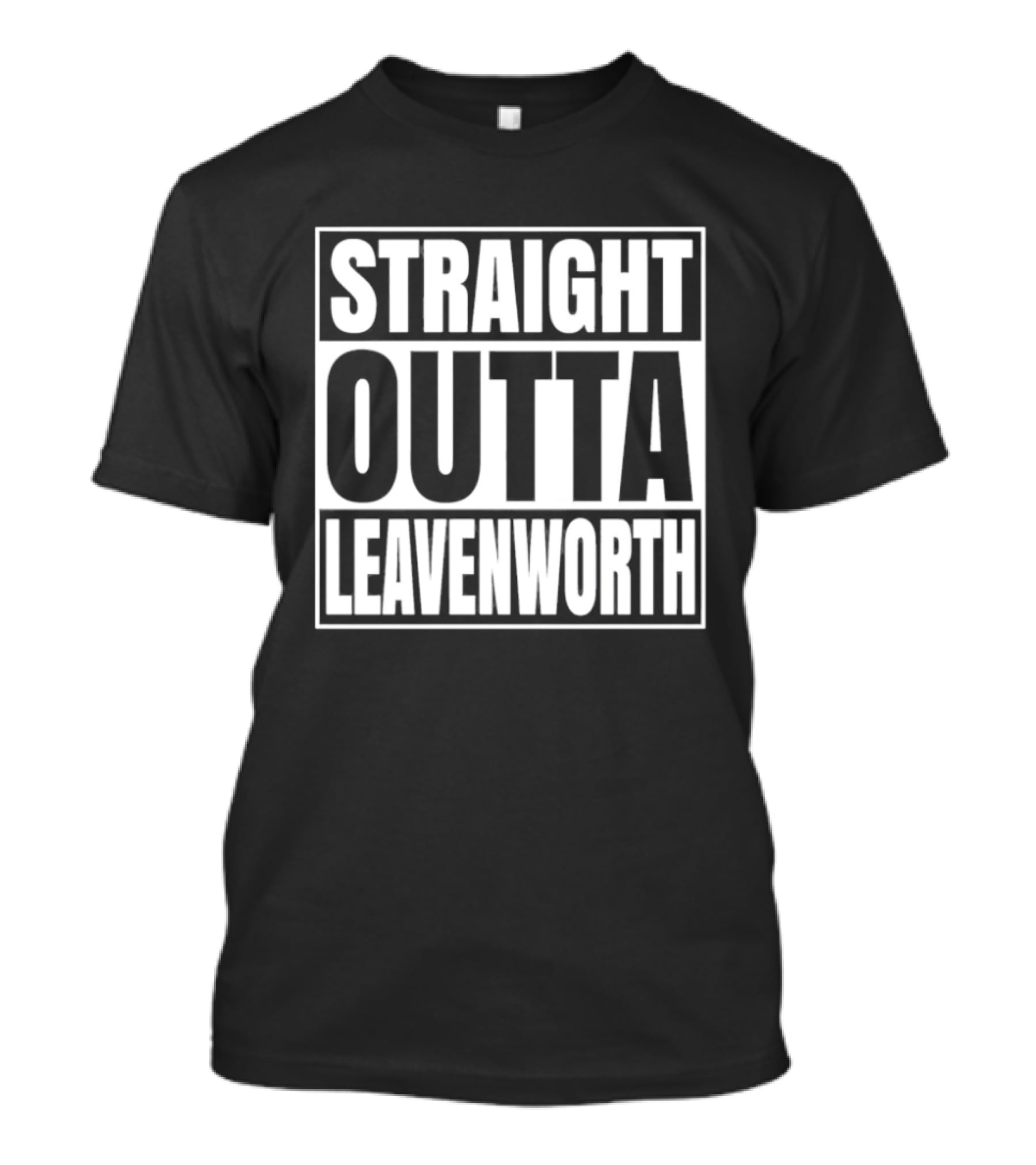 Straight Outta Leavenworth United States Prison T-Shirt
