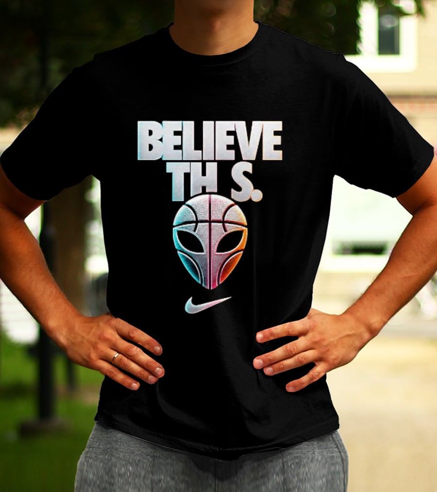Victor Wembanyama San Antonio Spurs Believe This Alien Basketball Nike T-Shirt