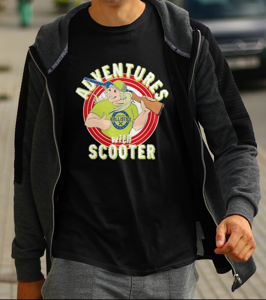 Kentucky Ballistics Adventures With Scooter Hunting T-Shirt