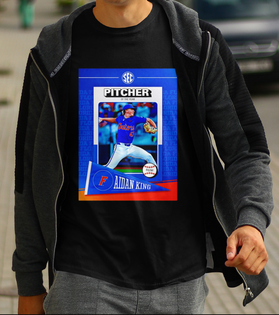 SEC Florida Gators Aidan King Pitcher Of The Year 2026 T-Shirt