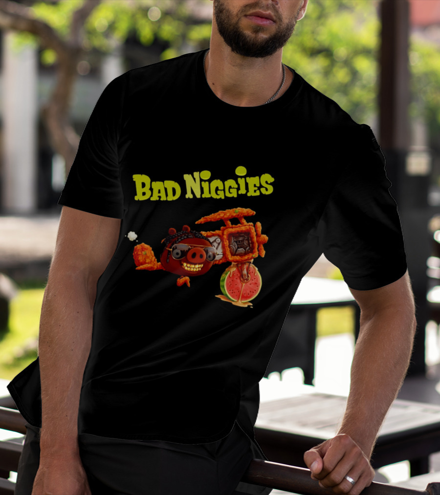 Bad Niggies Angry Birds T-Shirt