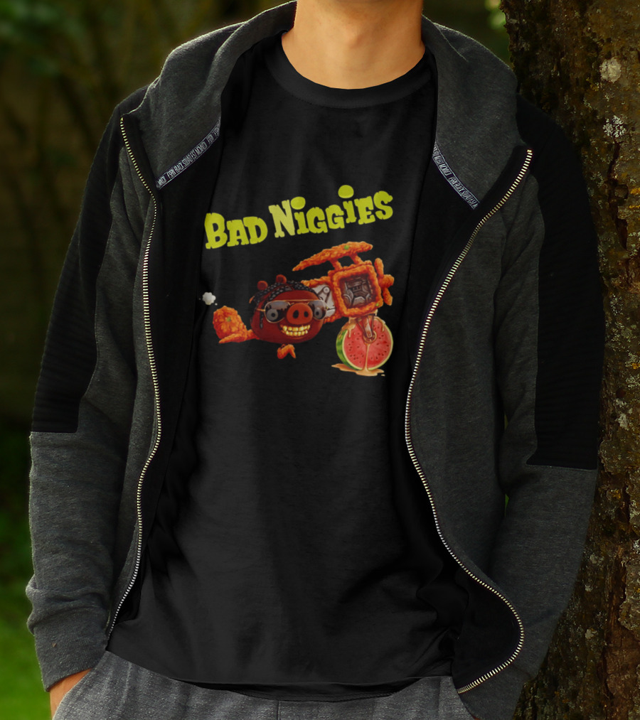 Bad Niggies Angry Birds T-Shirt