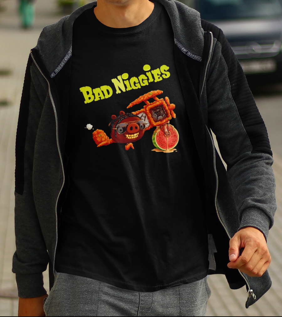 Bad Niggies Angry Birds T-Shirt