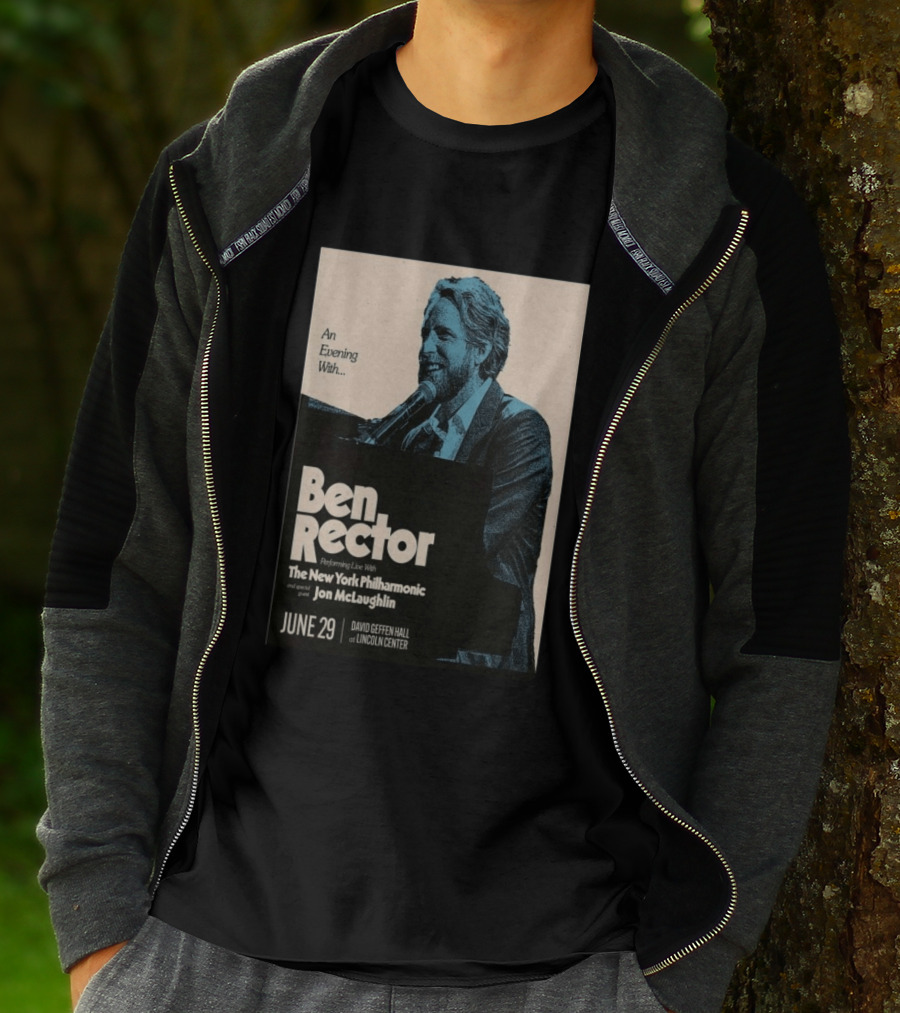 An Evening With Ben Rector The New York Philharmonic Jon McLaughlin June 29 David Geffen Hall Lincoln Center T-Shirt