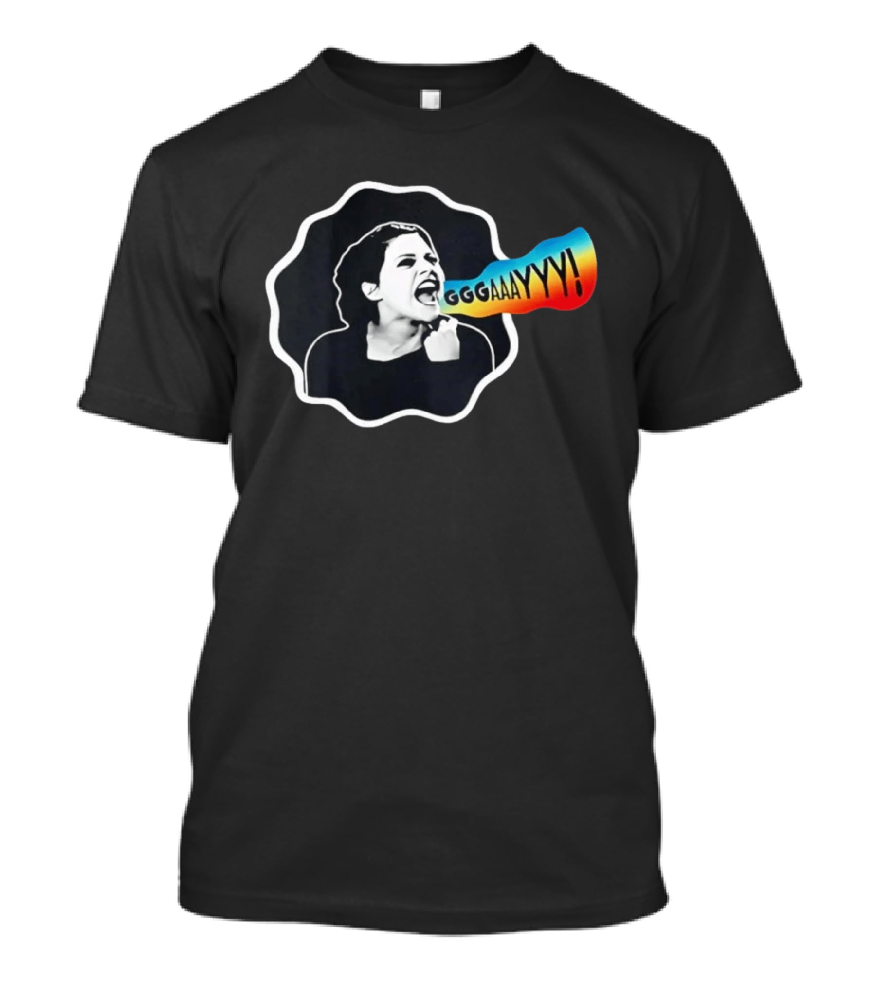 Lisa Swenson GGGAAAYYY Shout LGBTQ Pride T-Shirt