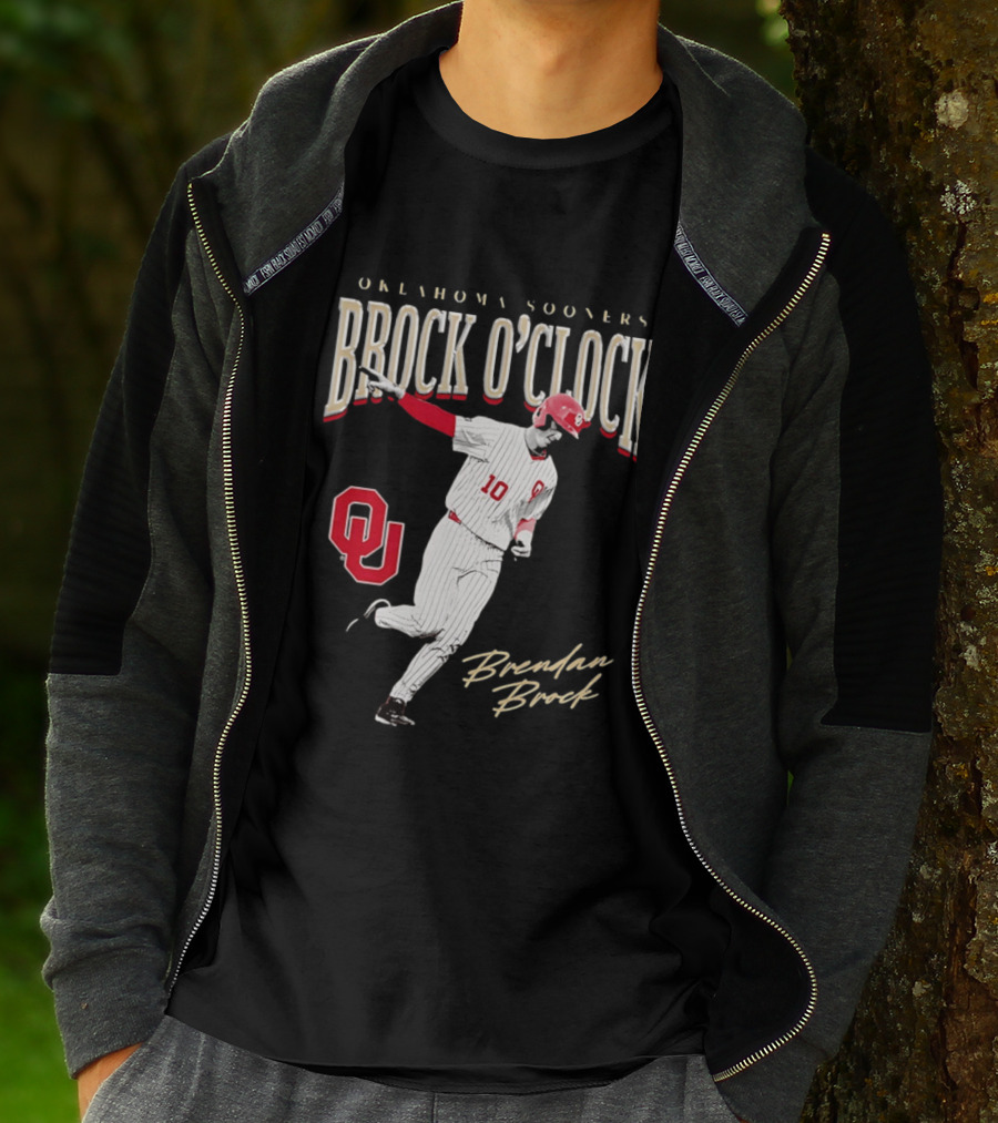 Brendan Brock Oklahoma Sooners Brock O' Baseball T-Shirt