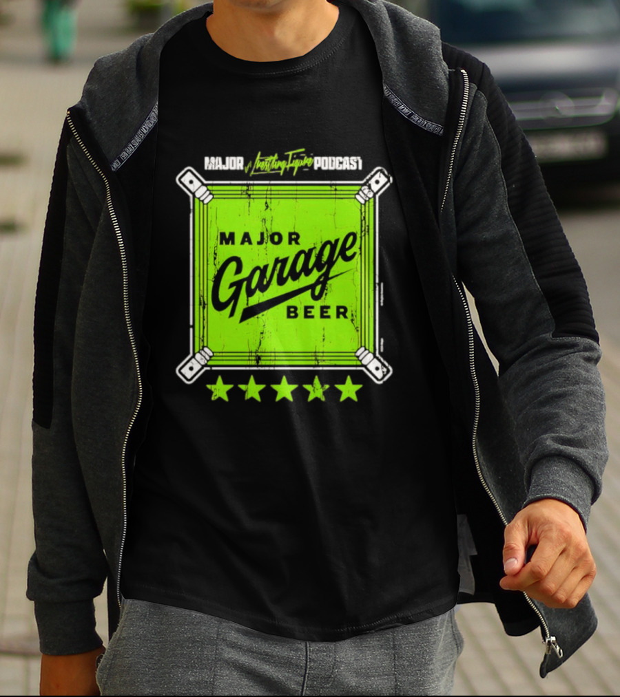 Major Garage Beer Lime 2026 Podcast T-Shirt