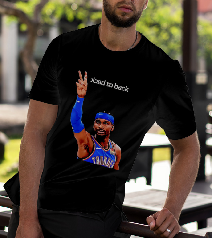 OKC Thunder SGA 2026 Back To Back MVP Shai Gilgeous Alexander T-Shirt