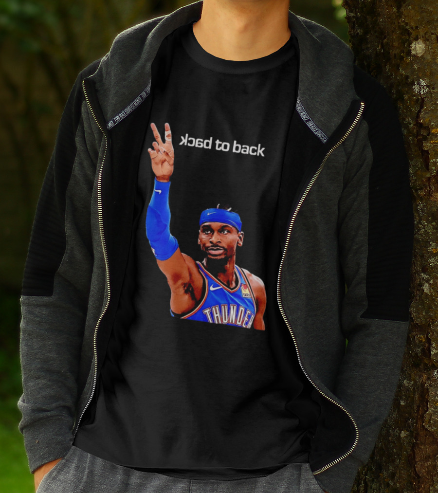 OKC Thunder SGA 2026 Back To Back MVP Shai Gilgeous Alexander T-Shirt