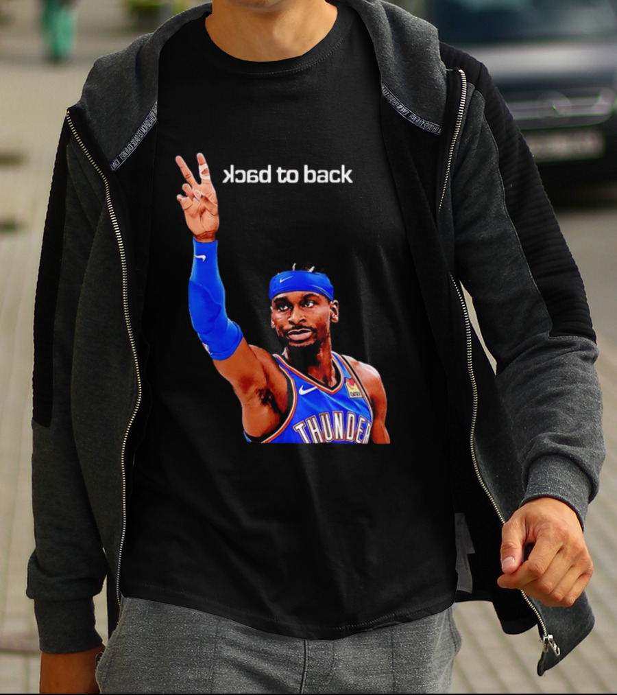 OKC Thunder SGA 2026 Back To Back MVP Shai Gilgeous Alexander T-Shirt