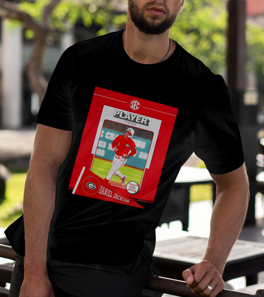 SEC Player Of The Year Daniel Jackson Catcher Georgia 2026 T-Shirt