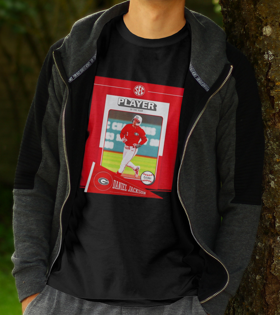 SEC Player Of The Year Daniel Jackson Catcher Georgia 2026 T-Shirt