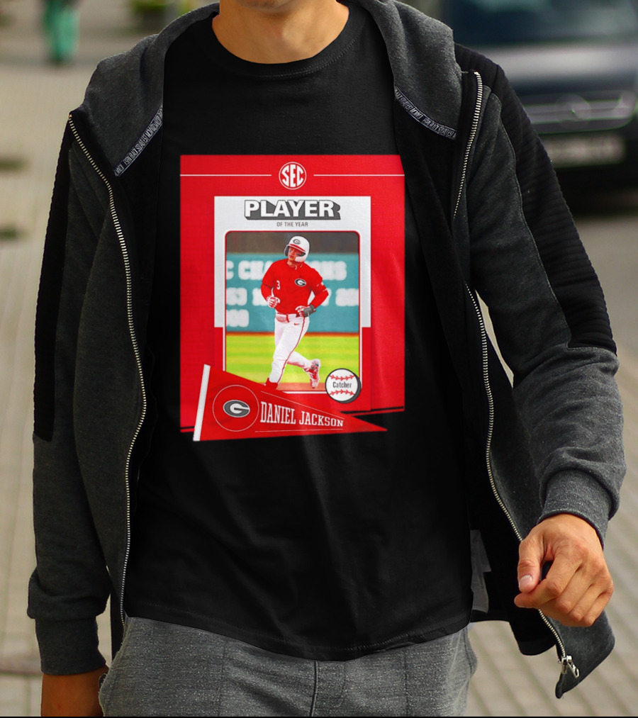 SEC Player Of The Year Daniel Jackson Catcher Georgia 2026 T-Shirt