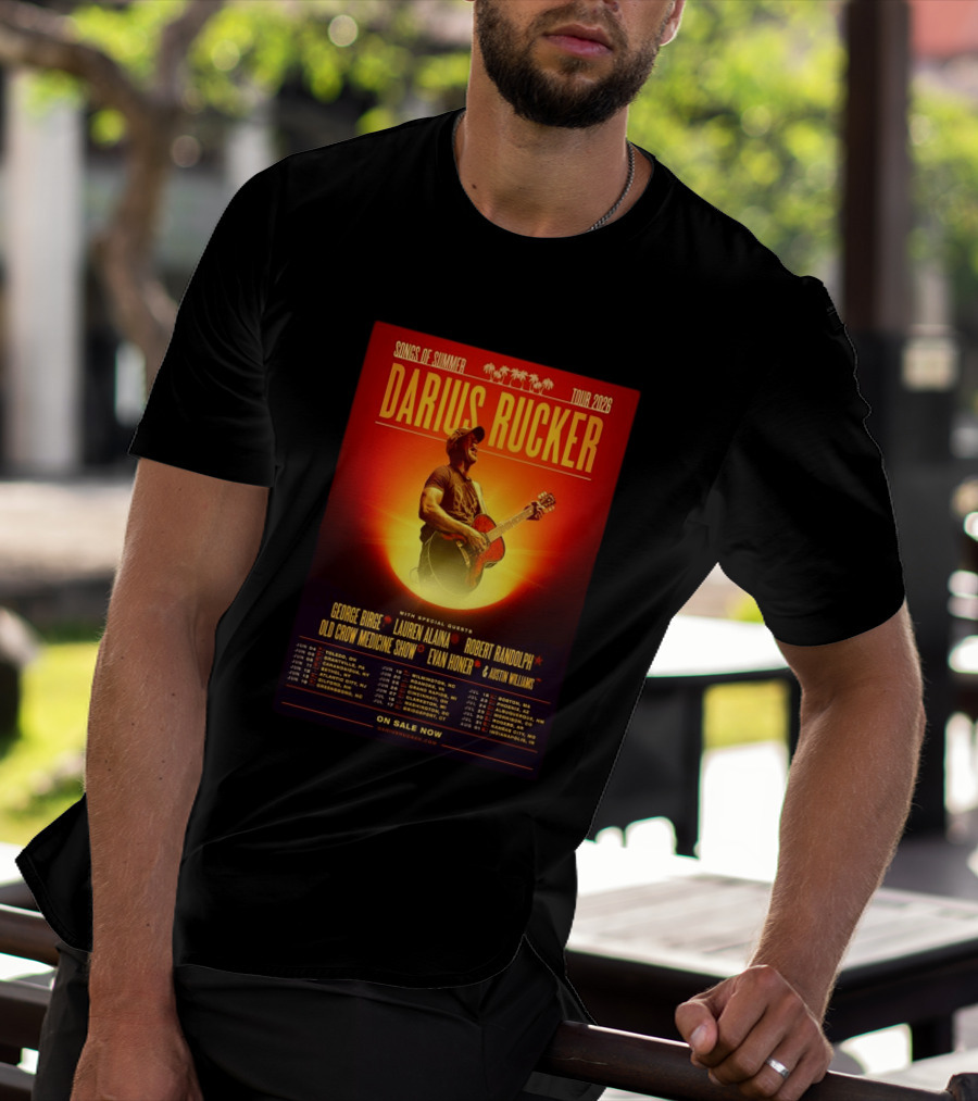 Darius Rucker Songs Of Summer Tour 2026 With Special Guests T-Shirt