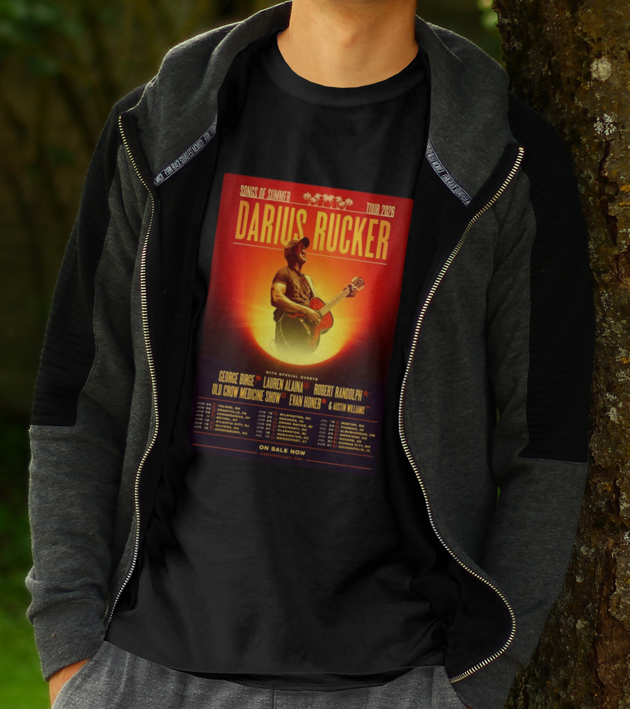 Darius Rucker Songs Of Summer Tour 2026 With Special Guests T-Shirt