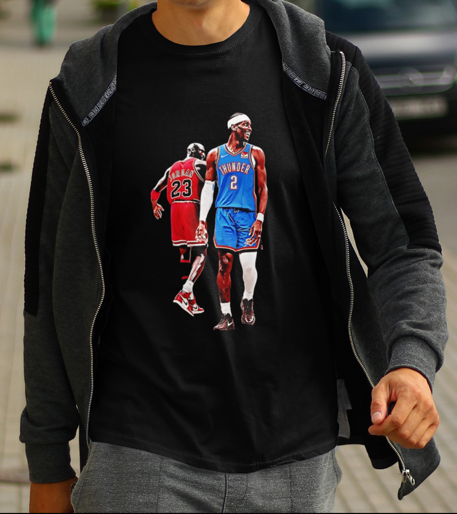 Shai Gilgeous Alexander Thunder Back 2 Back MVP SGA Pay 2026 Jordan 23 OKC T-Shirt