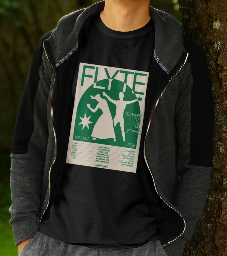 Flyte Between You And Me Tour NZ AUS 2026 T-Shirt
