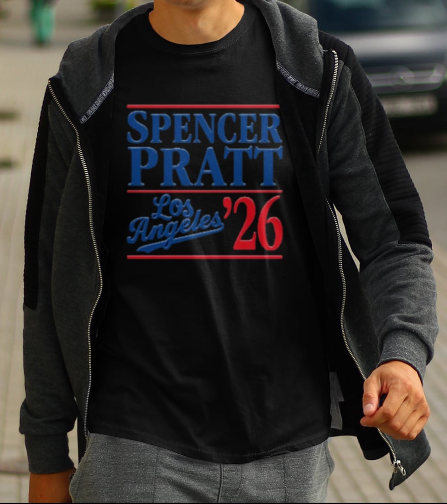 Spencer Pratt Los Angeles 2026 Mayor Election Campaign T-Shirt