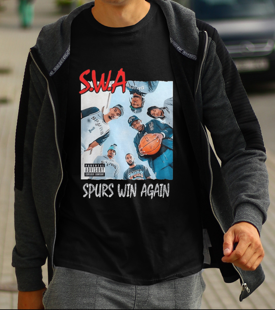 SWA Spurs Win Again San Antonio Spurs Straight Outta Compton T-Shirt