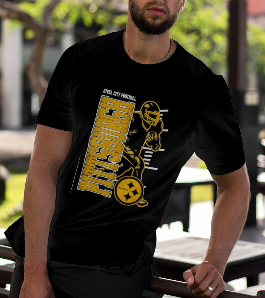 Steel City Football Pittsburgh Steelers Train T-Shirt