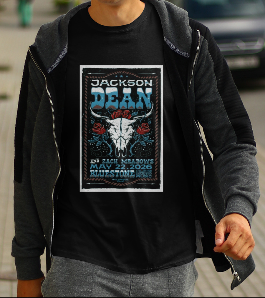 Jackson Dean And Zach Meadows Concert Columbus May 22 2026 Bluestone T-Shirt