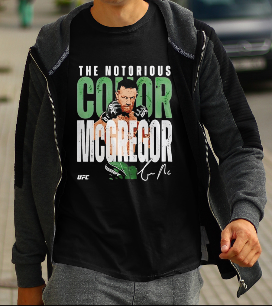 The Notorious Conor McGregor UFC Fighter Signature T-Shirt
