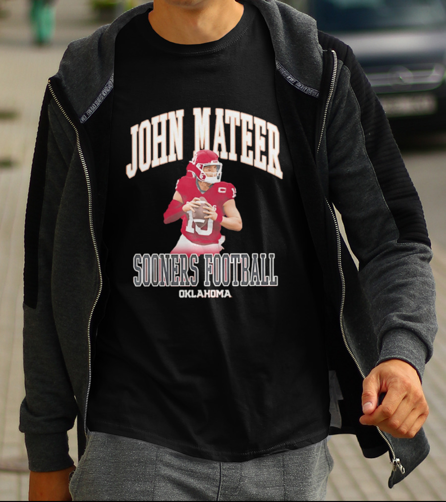 John Mateer Oklahoma Sooners Football Quarterback Player T-Shirt