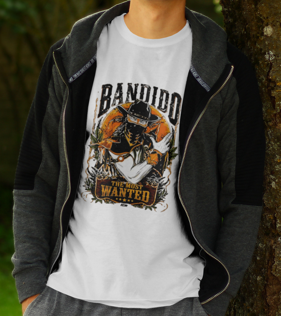 Bandido El Más Buscado The Most Wanted Cowboy Outlaw Western T-Shirt