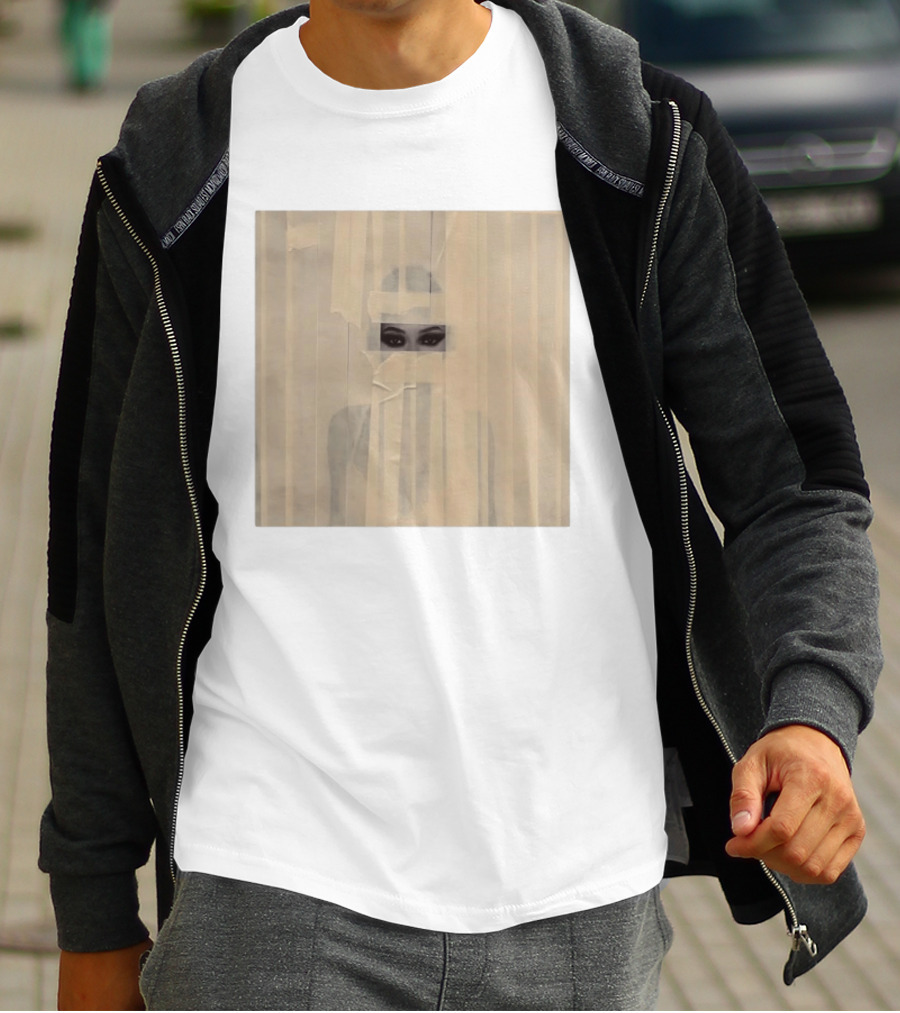 Habibti Drake 2026 Album Cover Mysterious Eyes Behind Curtains T-Shirt