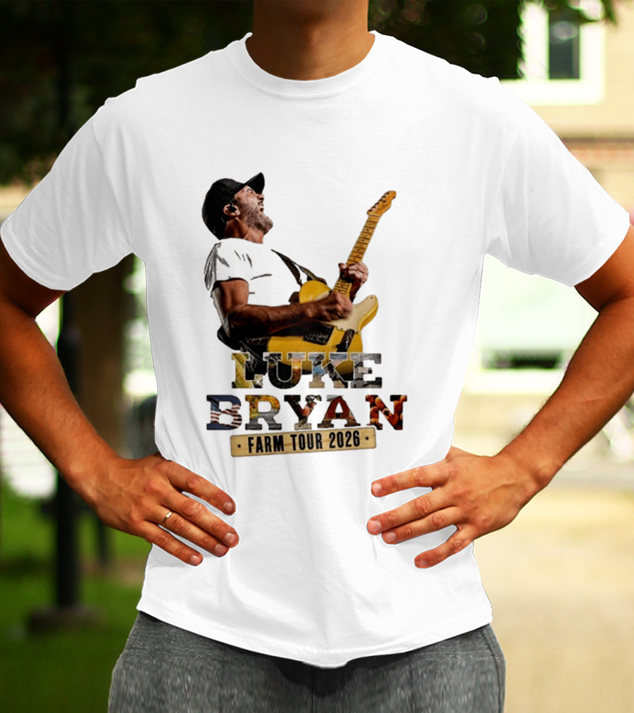 Luke Bryan Farm Tour 2026 Latrobe PA Concert Performance T-Shirt