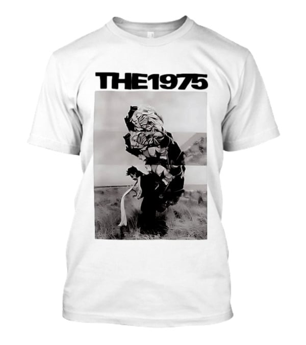 The 1975 Abstract Monochrome Figure And Floral Compilation T-Shirt
