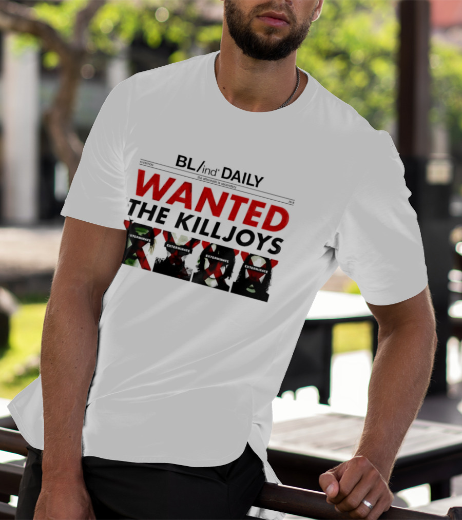 BL/ind Daily Wanted The Killjoys Danger Days Album T-Shirt