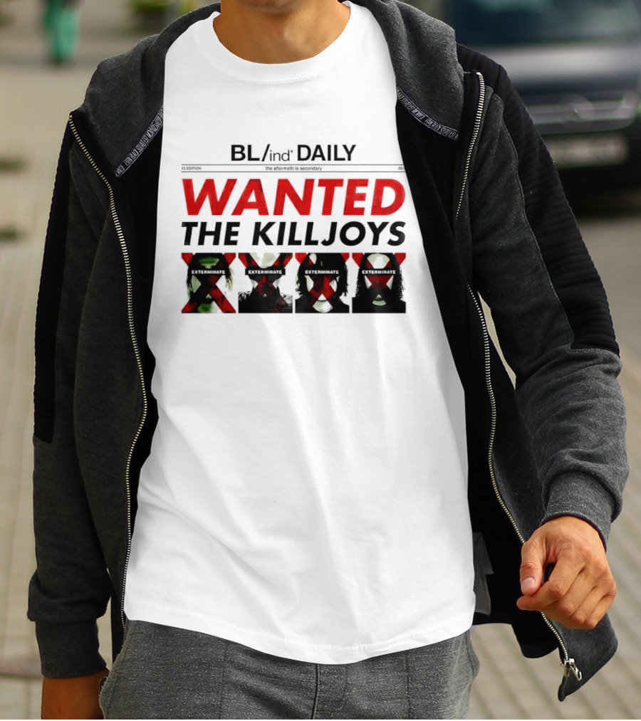 BL/ind Daily Wanted The Killjoys Danger Days Album T-Shirt
