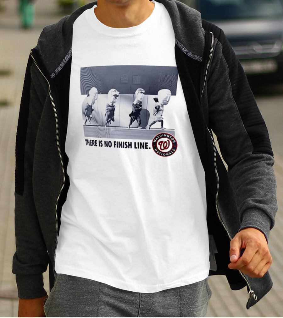 Washington Nationals There Is No Finish Line Racing Presidents T-Shirt