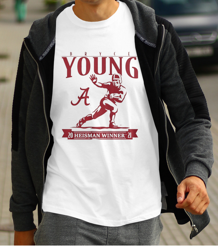 Bryce Young Alabama Crimson Tide A Heisman Winner T-Shirt