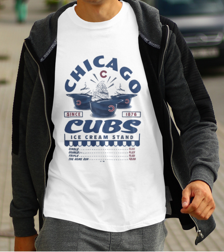 Chicago Cubs Ice Cream Stand Since 1876 T-Shirt