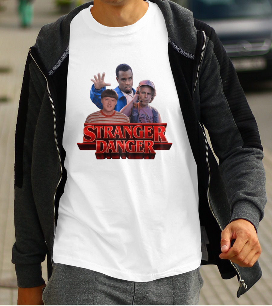 Stranger Danger Stranger Things Jeffrey Epstein Diddy T-Shirt