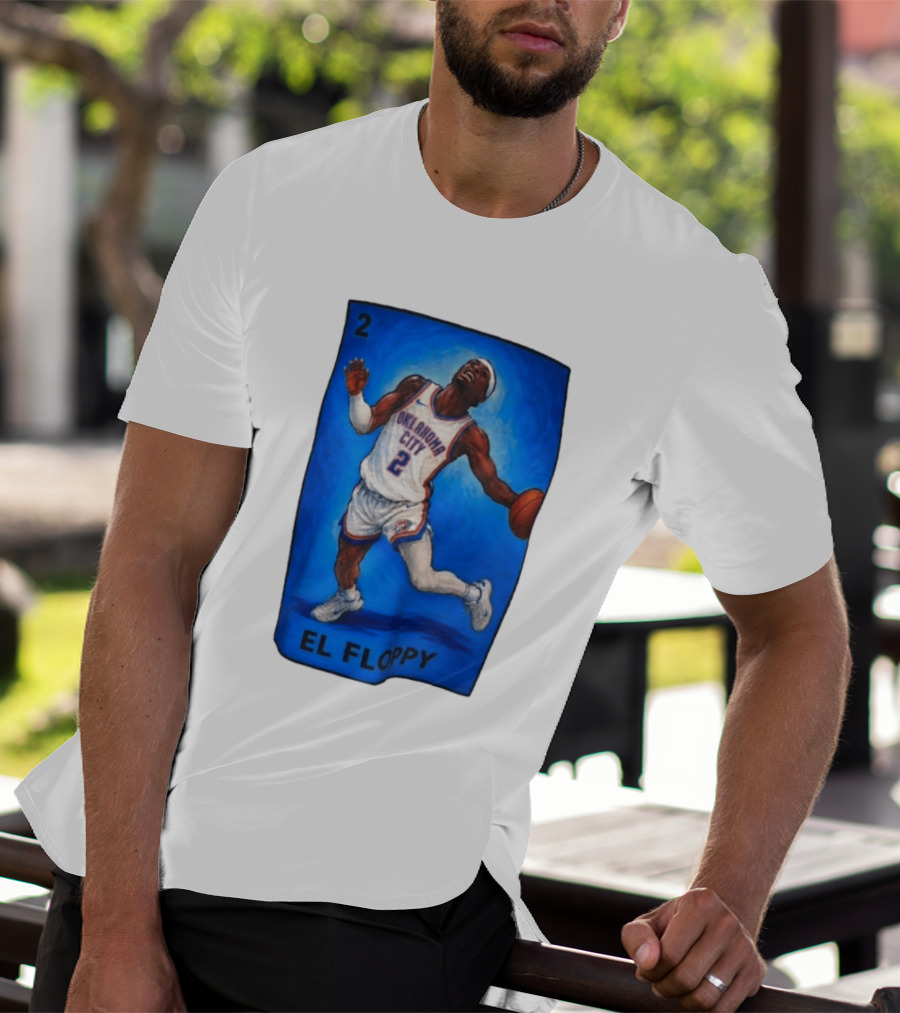 Shai Gilgeous Alexander Oklahoma City 2 El Floppy Basketball T-Shirt