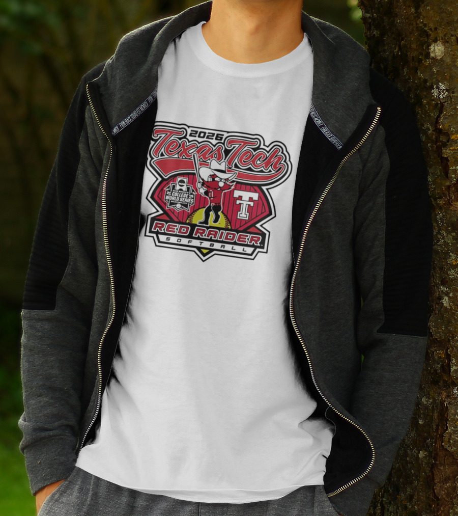 2026 Texas Tech Red Raider Softball WCWS Send It T-Shirt